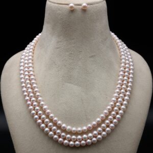 Three Layer Pearl Necklaces sets