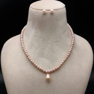 1 Line Pearl Necklace Set