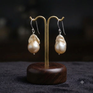 Genuine Baroque Pearl Earring