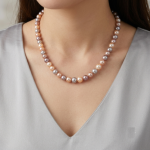 Beautiful Multi color Freshwater Pearl Necklace AAA Quality
