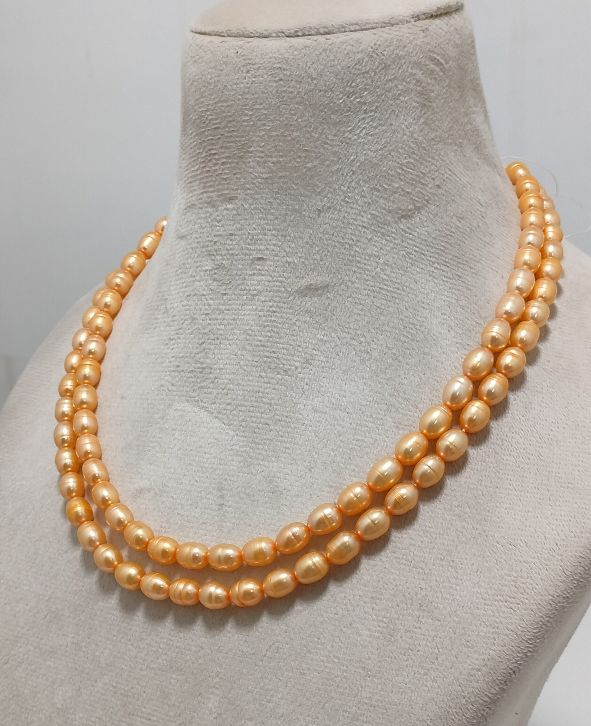 Freshwater Pearl Double Layer Necklace - Image 2