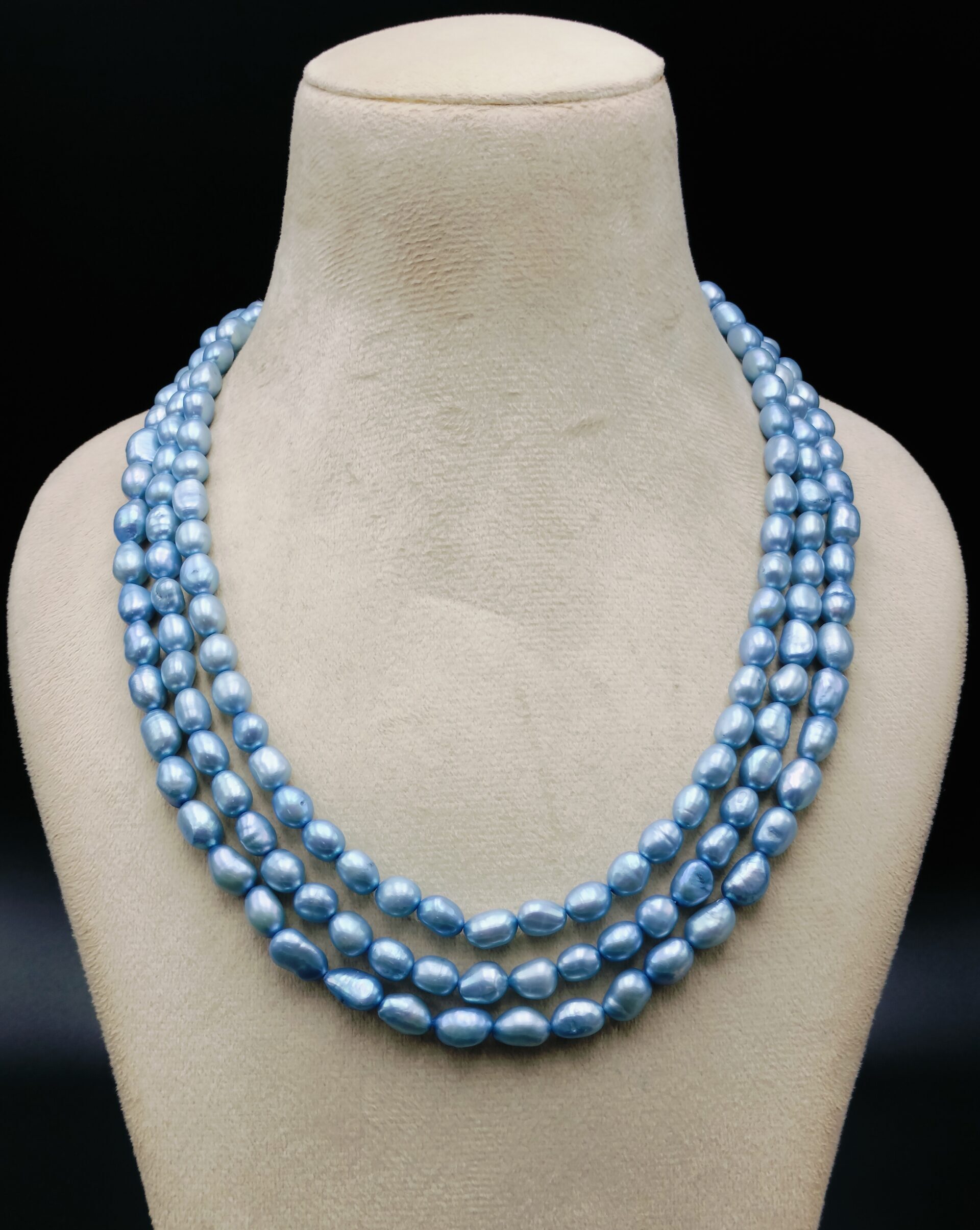 Freshwater Pearl 3 Layer Necklace Set