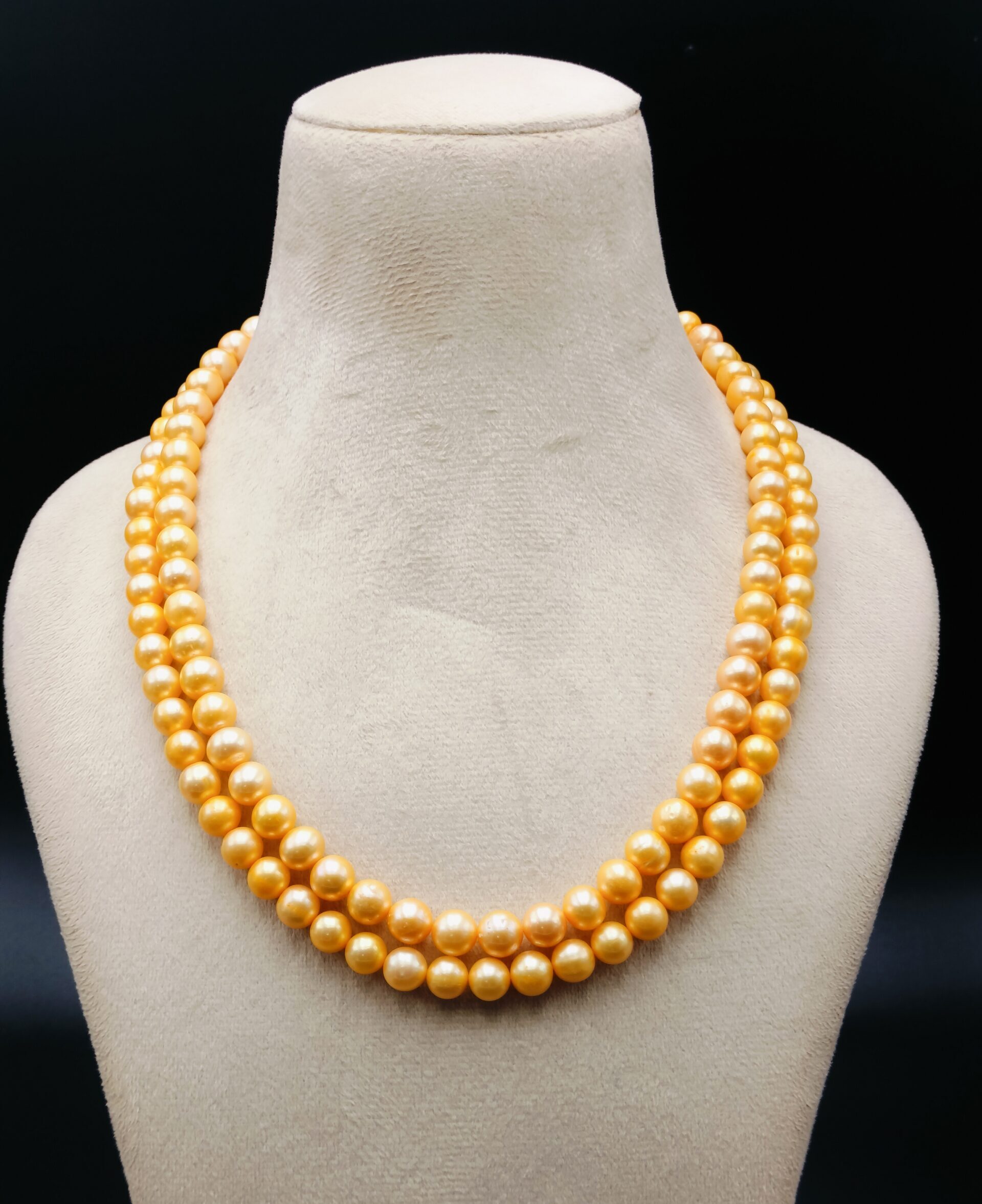 Luxurious Double Strand Freshwater Pearl Necklace