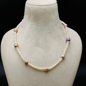 Single Line Pearl Necklace