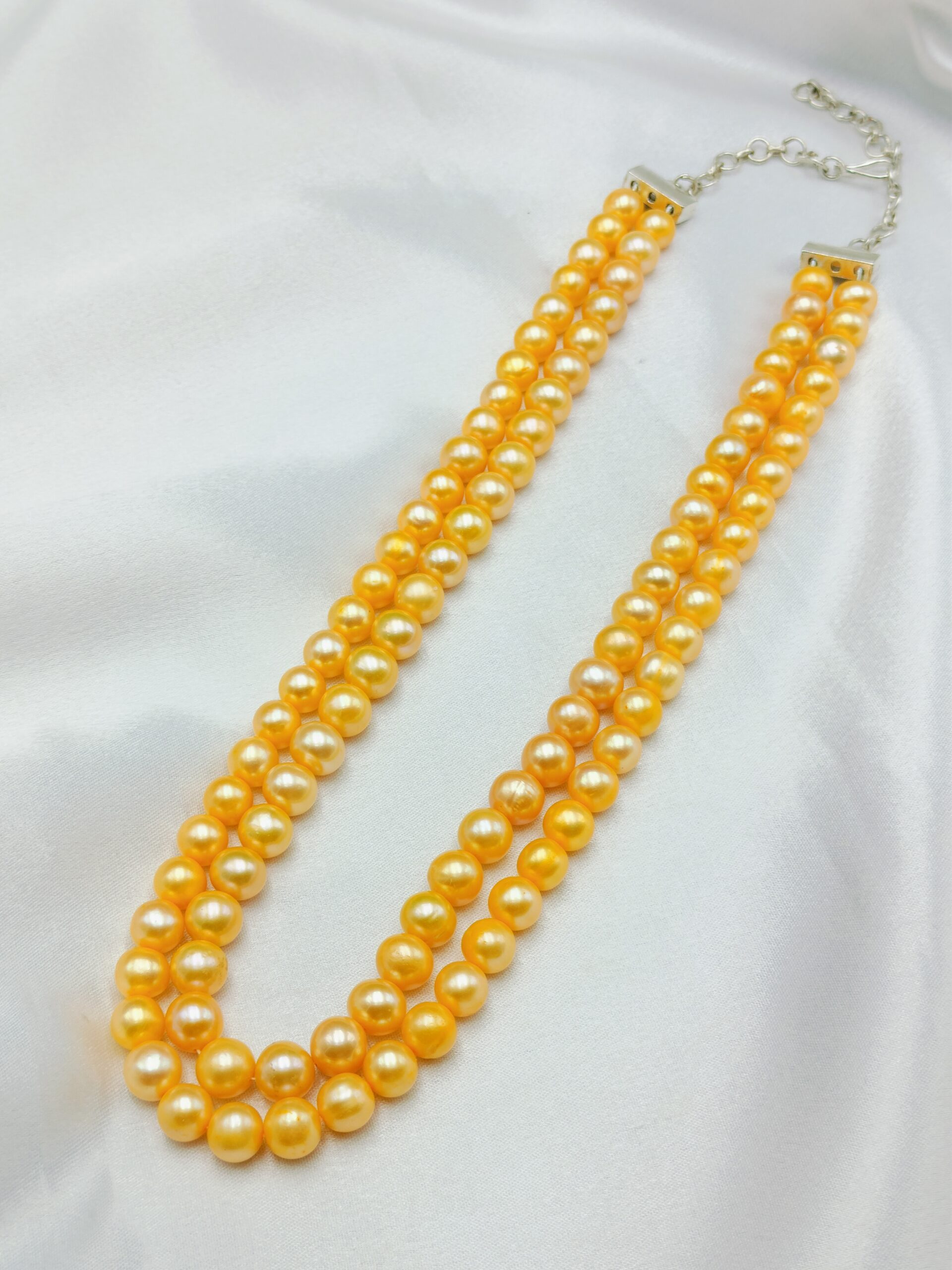 Luxurious Double Strand Freshwater Pearl Necklace - Image 2