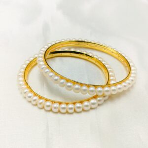 Freshwater Pearl Bangles Set