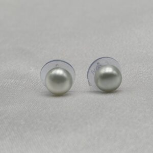 Freshwater Light Sky Blue Pearl Stud Earrings