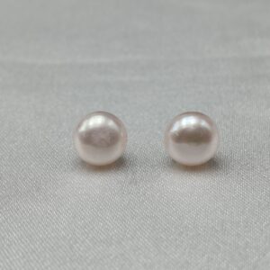 AAA Light Pink Pearl Stud Earrings