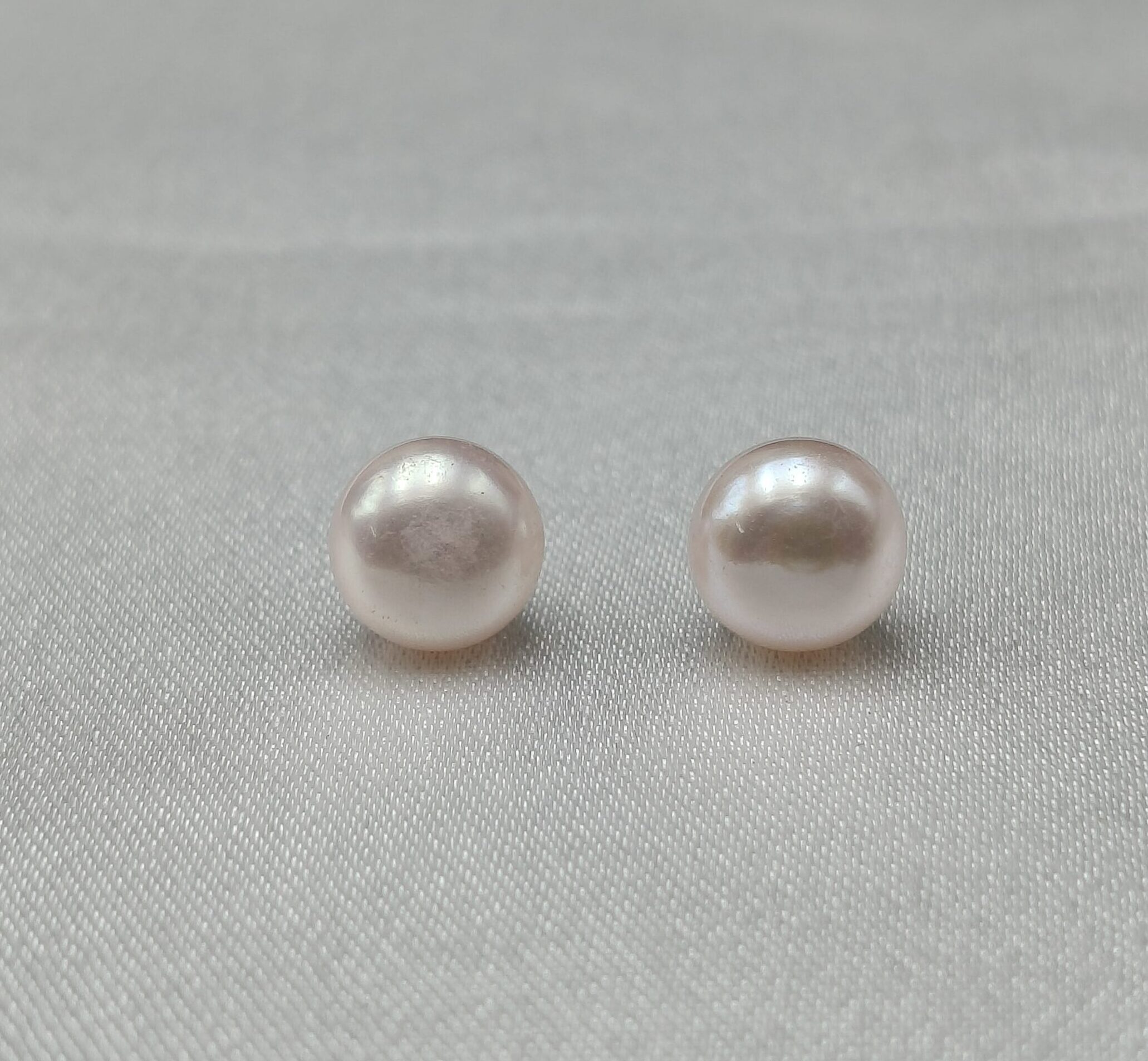 AAA Light Pink Pearl Stud Earrings