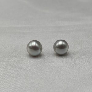 AAA Gray Pearl Stud Earrings Set