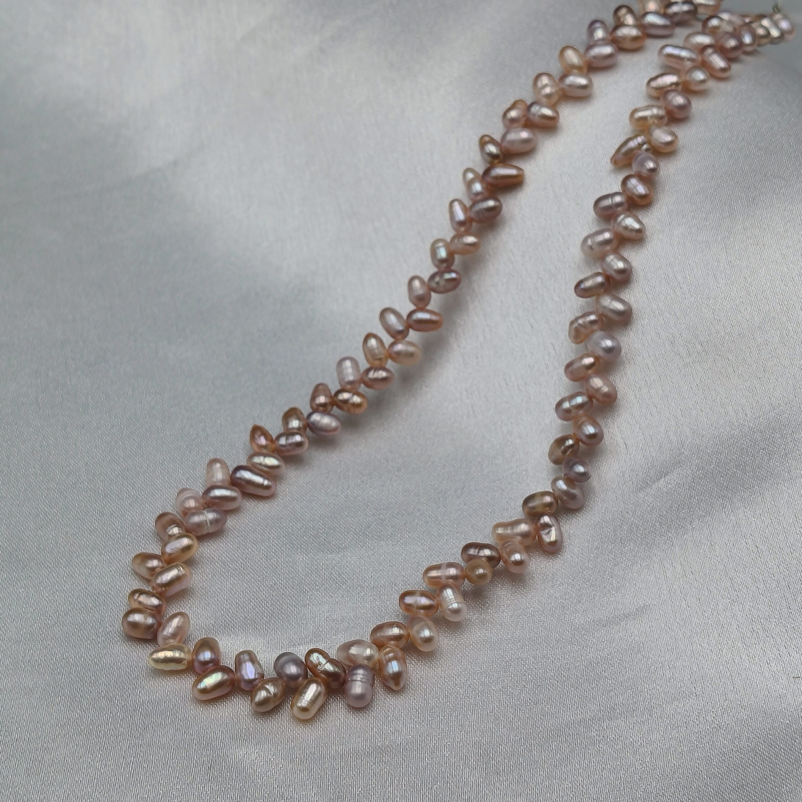 Multicolor Freshwater Gajra Pearl Necklace