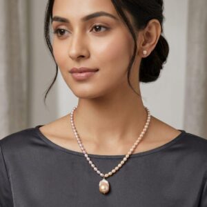 Real Pearl Necklace Pendent