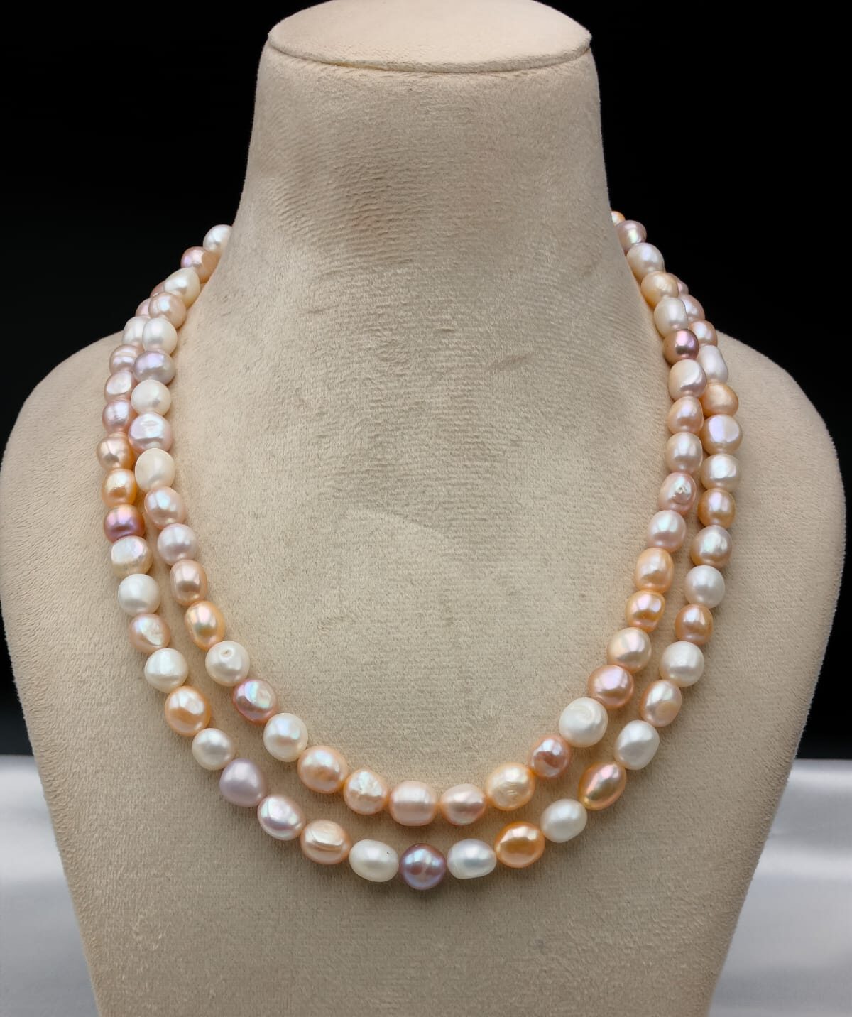 Double Layer Pearl Necklace