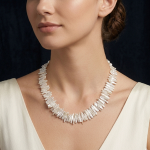 Biwa Stylish Real Pearl Necklace