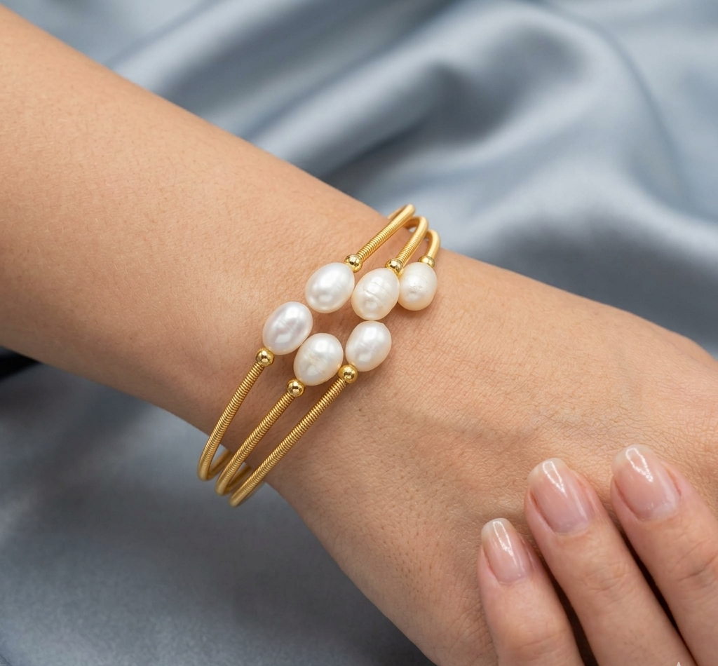 Elegant Freshwater Pearl Bracelet